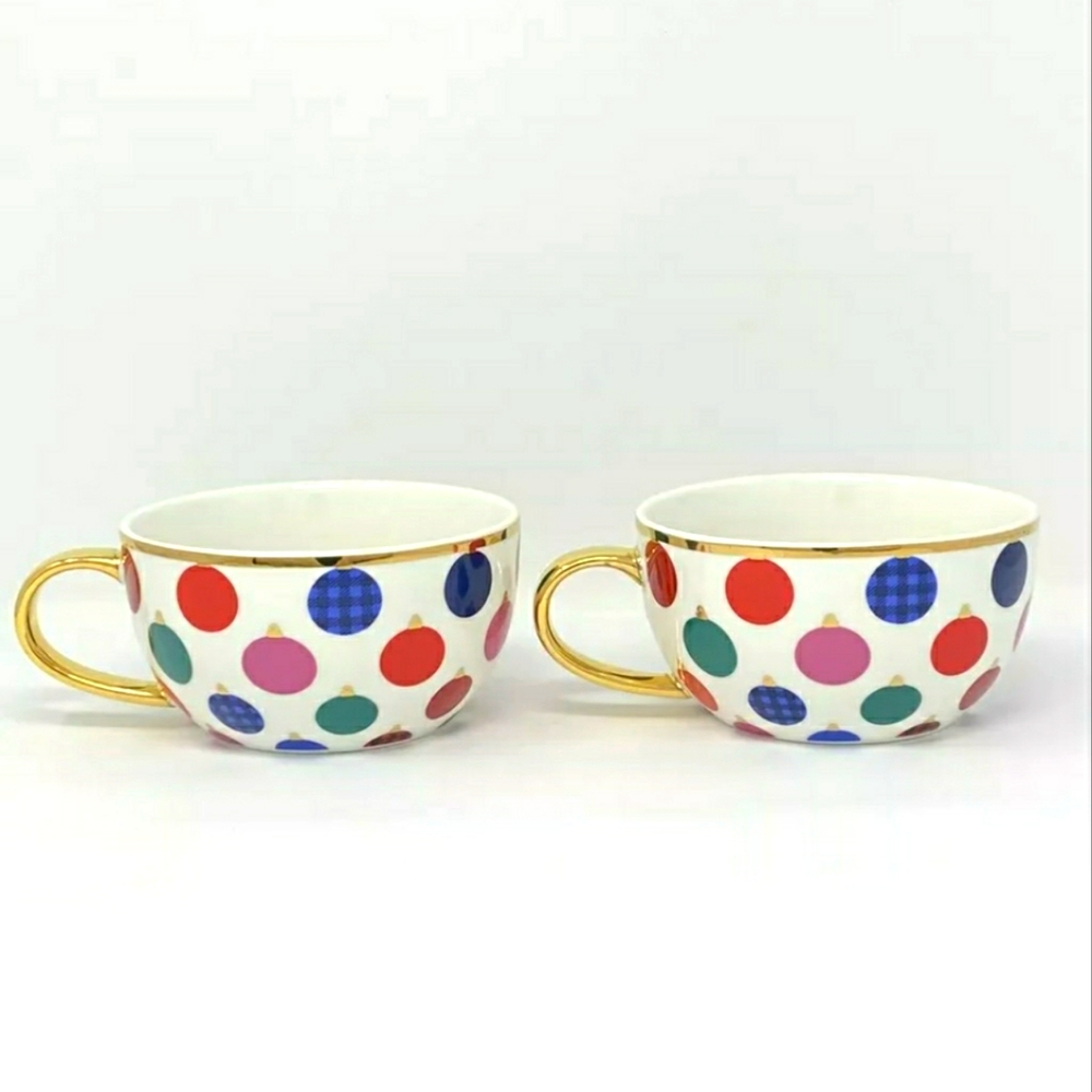 Draper James Colorful Christmas Mugs